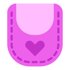 Bib Vector Design Icon Style