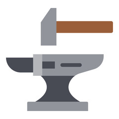 Crafting Hammer Vector Design Icon Style