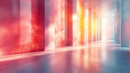 Abstract Colorful Vertical Streaks Background