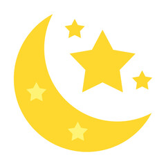 Moon Vector Design Icon Style