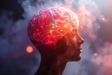 Obraz premium Images concepts relating to mental health, encompassing emotional, psychological and social well-being.