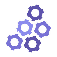 Gear Vector Design Icon Style