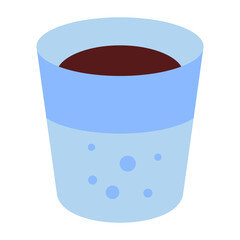 Glass Vector Design Icon Style