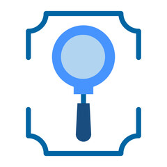 Magnifying Glass Vector Design Icon Style