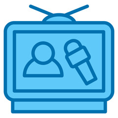 Tv Interview Icon
