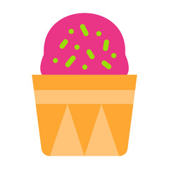 Ice Cream Vector Design Icon Style