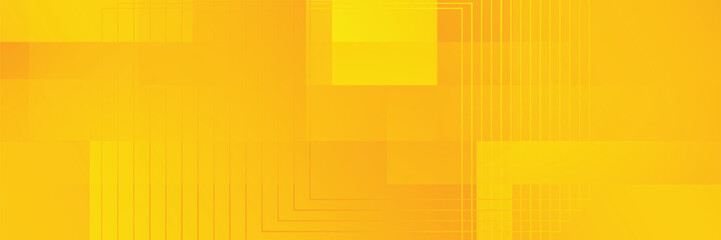 Obraz premium Abstract yellow square shape with futuristic concept background