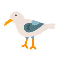 Seagull Vector Design Icon Style