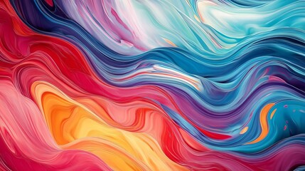 Generic Vibrant Multicolored Moment High Wave Pattern