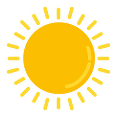 Sun Vector Design Icon Style