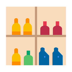Shelves Vector Design Icon Style