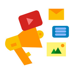 Campaign Vector Design Icon Style