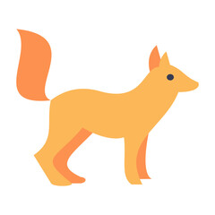 Fox Vector Design Icon Style