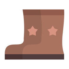 Boot Vector Design Icon Style