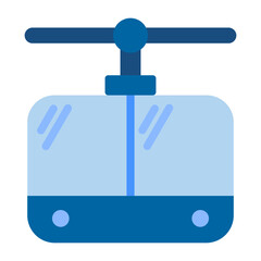 Gondola Vector Design Icon Style