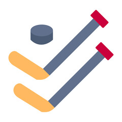Ice Hockey Vector Design Icon Style