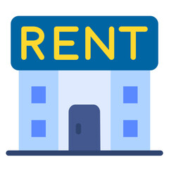 Rent Vector Design Icon Style