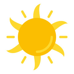 Sun Vector Design Icon Style