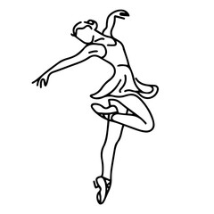 Fototapeta premium tap dancer vector illustration