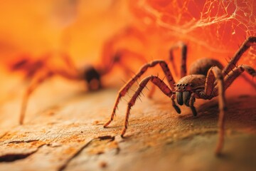 Close-up Spider Banner