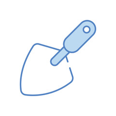 Cement Trowel vector icon stock illustration