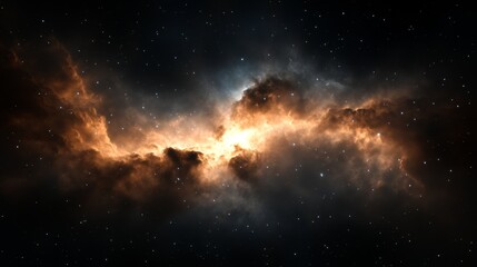 Fototapeta premium Cosmic aurora reflection over ocean sky celestial event imagery serene environment wide angle viewpoint