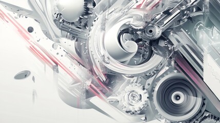 Abstract machine parts. Background design. Industrial illustration. Possible use stock photography