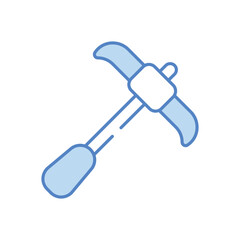 Pick axe vector icon stock illustration