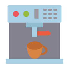 Coffee Maker Vector Design Icon Style