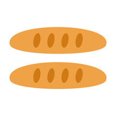 Baguette Vector Design Icon Style
