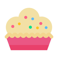 Cupcake Vector Design Icon Style