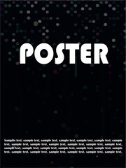 Abstract vector poster