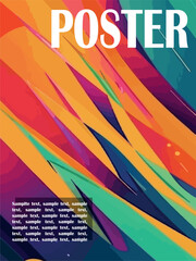 Abstract vector poster