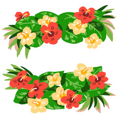 Hawaiian wreath 