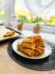 Rurki z kremem bez nadzienia