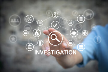 Concept of Investigation. Business. Finance