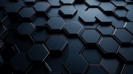 Generic Bold Hexagonal Scene Background Sleek Geometric