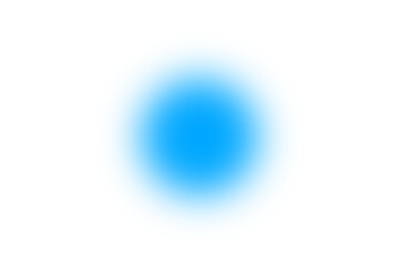 Captivating Blue Circle on Transparent Background | Minimalist Elegance with Blurred Modern Aesthetics