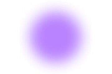 Blurry Purple Gradient Circle on Transparent Background | Abstract Minimal Aesthetics