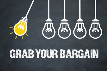 Fototapeta premium Grab Your Bargain 