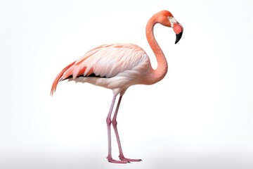 Fototapeta premium Flamingo standing animal bird.