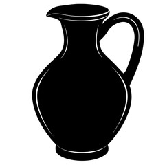 Sort-Jug Silhouette Vector