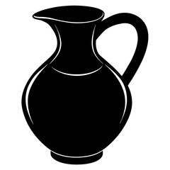 Sort-Jug Silhouette Vector