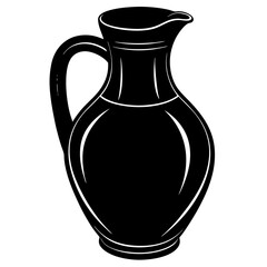 Sort-Jug Silhouette Vector