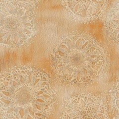 Subtle Wood Grain Seamless Pattern Intricate Lace like Design for Textures