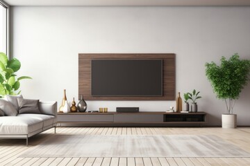 Room architecture television furniture.