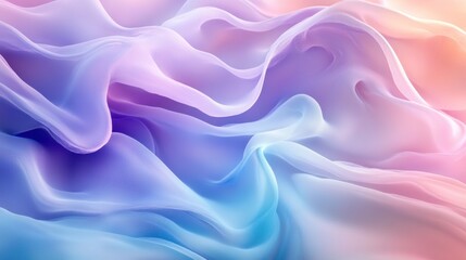 Fototapeta premium Abstract gradient background with white to soft lavender, teal and coral, featuring a smooth blend, ideal for modern and elegant designs.