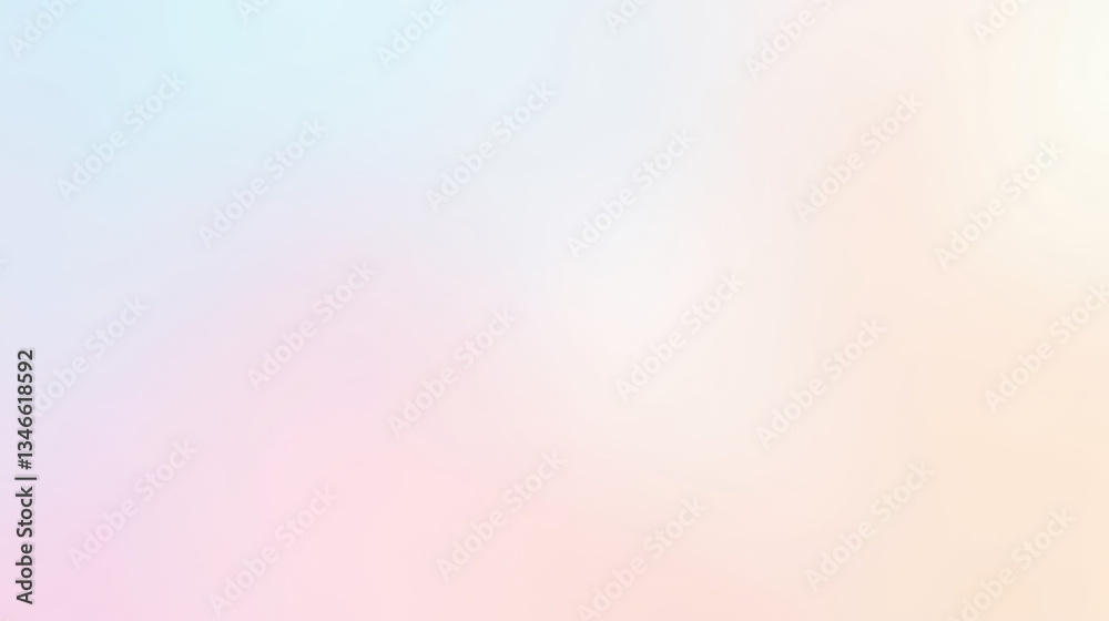 Poster soft pastel gradient background with subtle colors creating dreamy effect. ideal for various design 