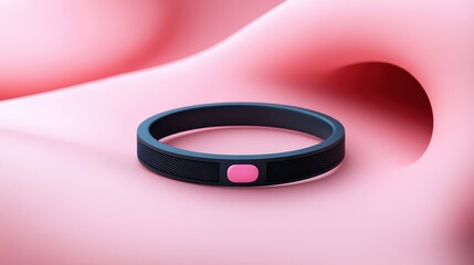 Vibrant pink on a soft pink background creating a harmonious and stylish visual display of elegance