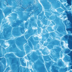light blue water light reflex top view of water